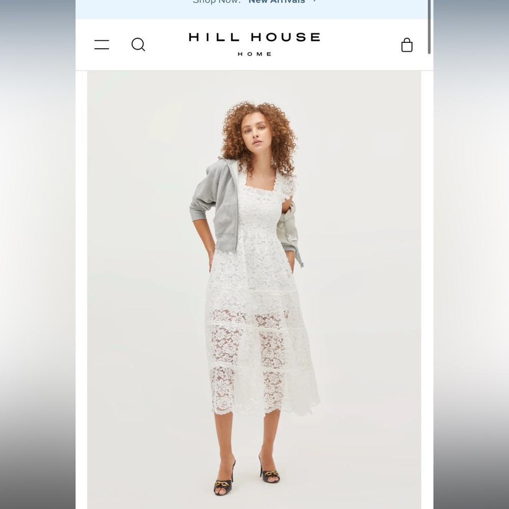 Hillhouse Home Collectors Edition White Lace Ellie